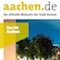 Die neue Website der Stadt Aachen ist ganz im städtischen Gelb gehalten.