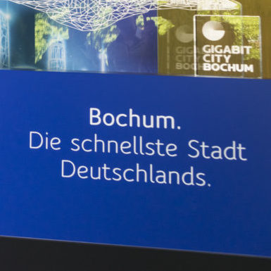 Bochum startet als erste deutsche Großstadt ins Gigabit-Zeitalter.