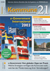 Kommune21 Ausgabe 8/2003