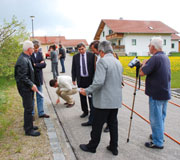 Glasfaser-Verlegung in Weiding.