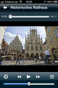 Münster via Audioguide auf dem Smartphone entdecken.