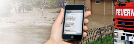 Schwalm-Eder-Kreis warnt Bürger im Katastrophenfall per SMS. 