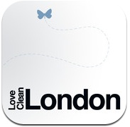 Mit App London sauber halten.