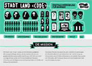 Wettbewerb Stadt Land <Code> soll die Entwicklung digitaler Werkzeuge für Bürger fördern.