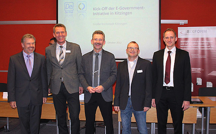 Startschuss der E-Government-Initiative in Kitzingen.