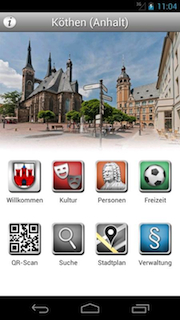 App informiert umfassend über die Stadt Köthen.