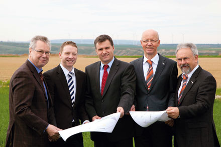 Pläne für einen neuen Windpark in Nordrhein-Westfalen werden umgesetzt.