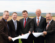 Pläne für einen neuen Windpark in Nordrhein-Westfalen werden umgesetzt.