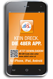 Neu im mobilen Angebot der Stadt Wien: Eine kostenlose App rund um die Abfallentsorgung.
