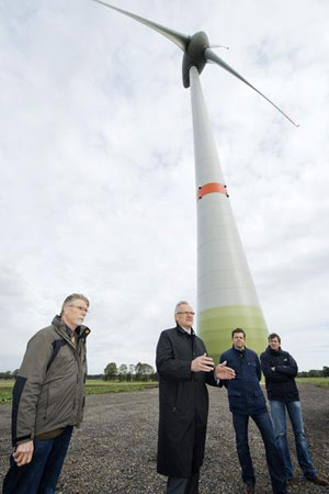 Onshore-Windkraftanlage in Diepenau macht Wind für mehr als 10.000 Haushalte.