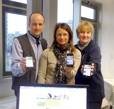 Stadt Salzgitter stellt ihre mobilen Internet-Seiten vor.