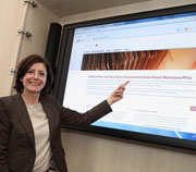 Malu Dreyer, Ministerpräsidentin von Rheinland-Pfalz, stellt das neue Open-Data-Portal des Landes vor. 