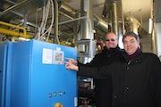 Bioerdgas-Blockheizkraftwerk in der Hertener Siedlung sonne+ ist besonders leise.