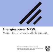 Plakette „Energiesparer NRW“: Fast 300 Gebäude in Rheinberg wurden bereits ausgezeichnet.
