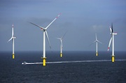 Riffgat, der erste kommerzielle Offshore-Windpark in der Nordsee, ist betriebsbereit.