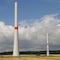 Vertreter der Projektpartner bei der Vorabbesichtigung der Windkraftanlagen im Bayerischen Odenwald bei Neunkirchen. 
