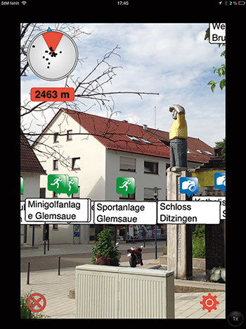 Augmented Reality: Zusatzinfos per App.
