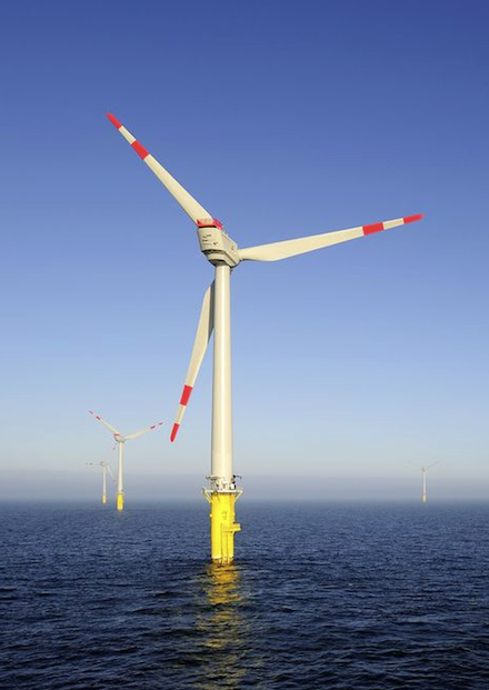 Windpark alpha ventus: Die Anfangsvergütung für neue Windkraftanlagen soll bis 2019 verlängert werden.