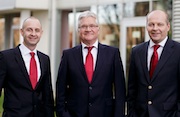 PDV-Systeme agiert jetzt mit den Geschäftsführern Dirk Nerling, Wolfgang Schulz und Gregor Lietz. (v.l.)