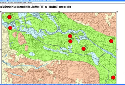 Der aktuelle Grundwasserstand im Berliner Stadtgebiet lässt sich jetzt auf einer Karte im Geoportal anzeigen.