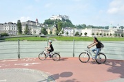 Radfahrer im Raum Salzburg können sich ab Sommer per App über Routen informieren.