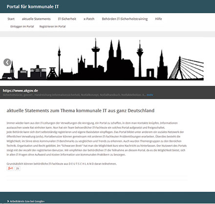 www.akgov.de: Neuer Treffpunkt für kommunale IT-Leiter. 
