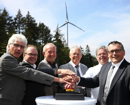 Windpark Söhrewald/Niestetal nimmt offiziell seinen Betrieb auf. 