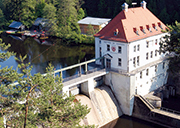Kraftwerk am Höllenstein: Seit 1926 wird hier Strom aus Wasserkraft produziert.