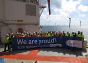 Mission abgeschlossen: Die Nordsee-Windparks Global Tech I und DanTysk sind fertiggestellt.