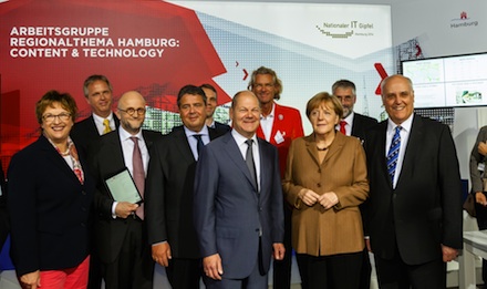 Nationaler IT-Gipfel in Hamburg: An politischer Prominenz mangelte es nicht.