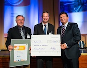 Die Kraftwerke am Höllenstein AG wird mit dem Bayerischen Energiepreis 2014 ausgezeichnet.