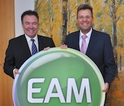 Die EAM Energie-Geschäftsführer Stefan Welsch und Georg von Meibom.