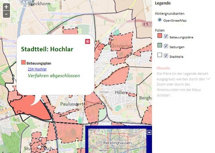 Bebauungspläne für Recklinghausen sind künftig online einsehbar.