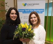 Die Stadtwerke Stuttgart begrüßen ihren 10.000sten Kunden.