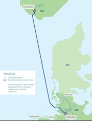 Das Projekt NordLink soll den Norden Deutschlands mit dem Süden Norwegens verbinden.