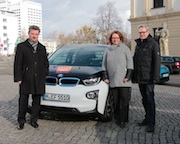 Die Magdeburger Stadtverwaltung testet im Projekt Shared E-Fleet die Elektromobilität.