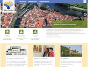 Die neue Internet-Seite der Stadt Wertheim präsentiert sich mit modernen Elementen.