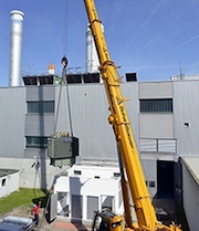 Eine Power-to-Heat-Anlage der Stadtwerke Augsburg soll das städtische Stromnetz entlasten.