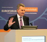 EU-Kommissar Günther Oettinger: „Basis für eine erfolgreiche Digitalisierung der Energiewirtschaft ist das Thema Datensicherheit.“
