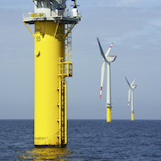 Trianel Windpark Borkum: Rund ein Jahr nach Fertigstellung sind alle 40 Anlagen aufgeschaltet und im Probebetrieb.
