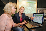 Der digitale Shopping-Stadtplan von Bocholt ist in verschiedene Kategorien unterteilt.