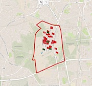 Bürger können auf der interaktiven Karte von Recklinghausen-Stuckenbusch Kritik, Anregungen und Vorschläge zur Stadtteilentwicklung hinterlassen.