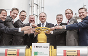 Biogas marsch: Inbetriebnahme der Biomethan-Anlage in Staßfurt.