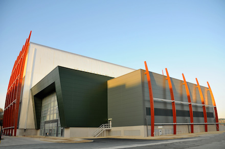 Heizkraftwerk in Plymouth erzeugt Energie in Kraft-Wärme-Kopplung.