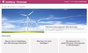 Online-Dialog: Bürger können Stellung nehmen zum Flächennutzungsplan Windenergie des Nachbarschaftsverbands Heidelberg-Mannheim.