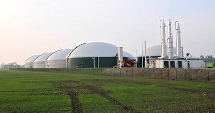 In der Anlage in Barby wird Biogas zu Biomethan weiterverarbeitet.