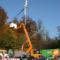 Die Bauarbeiten für den größten Windpark Baden-Württembergs im Harthäuser Wald sind abgeschlossen; alle 14 Anlagen sind am Netz.