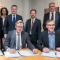 Unterzeichnung des Partnerschaftsvertrags zwischen den Stadtwerken Osnabrück, den Gemeindewerken Wallenhorst und Naturstrom.