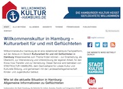 Informationen zur Kulturarbeit mit Flüchtlingen sind jetzt auf der Website willkommenskultur-hamburg.de enthalten.
