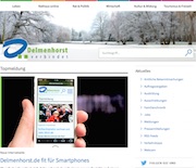 Modern, übersichtlich und responsive präsentiert sich die Stadt Delmenhorst im Internet.